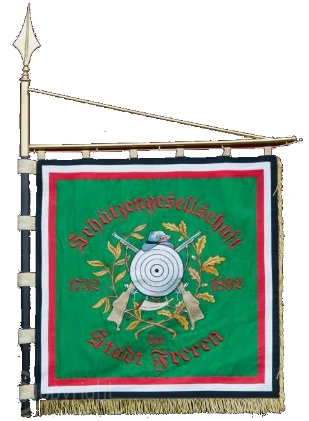 Fahne der Schützengesellschaft Stadt Freren